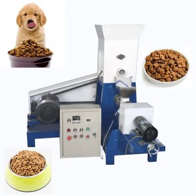 Bon prix boudineuse à vis simple d'extrudeuse d'aliments pour chiens de 80kg/H 100kg/H 150kg/H dans l'industrie alimentaire en ligne