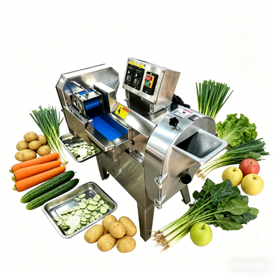 良い値段 300kg/H-500kg/H 工業用野菜切断機 CE ISO承認 オンライン