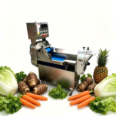 Kwaliteit Veilige bescherming SS304 volledig roestvrij Multifunktioneel groente snijmachine voor tomaten wortelen Taro Fabriek