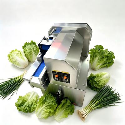 Good price Food Grade Stainless Steel Easy Cleaning Space Saving Adjustable Speed Leafy Vegetable Dicer For Lettuce Scallion Bok Choy Chive online