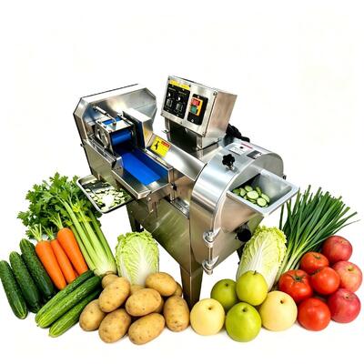 Calidad Eficiencia energética CE ISO Control de velocidad fácil de limpiar Máquina de corte de vegetales industriales de gran capacidad Fábrica