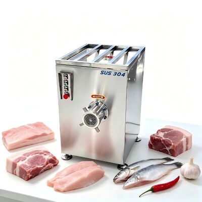 Bon prix Travail lourd Sécurité à haut rendement Nettoyage facile Grade alimentaire Meat and Bone Grinder Sausage remplisseur en ligne